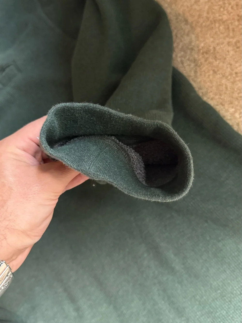 L.L. Bean Katahdin Iron Works® Bonded Waffle Fleece Henley - Picture 5 of 5